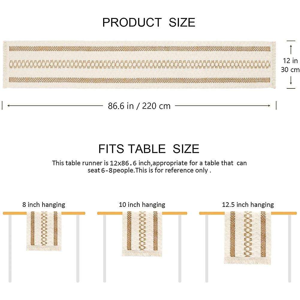 Table Runner Natural Burlap Table Runner 30x220cm
