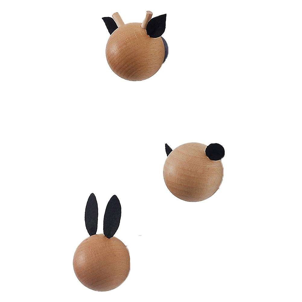 Children Bedroom Wall Decoration Non Perforated Animal Head Hanging