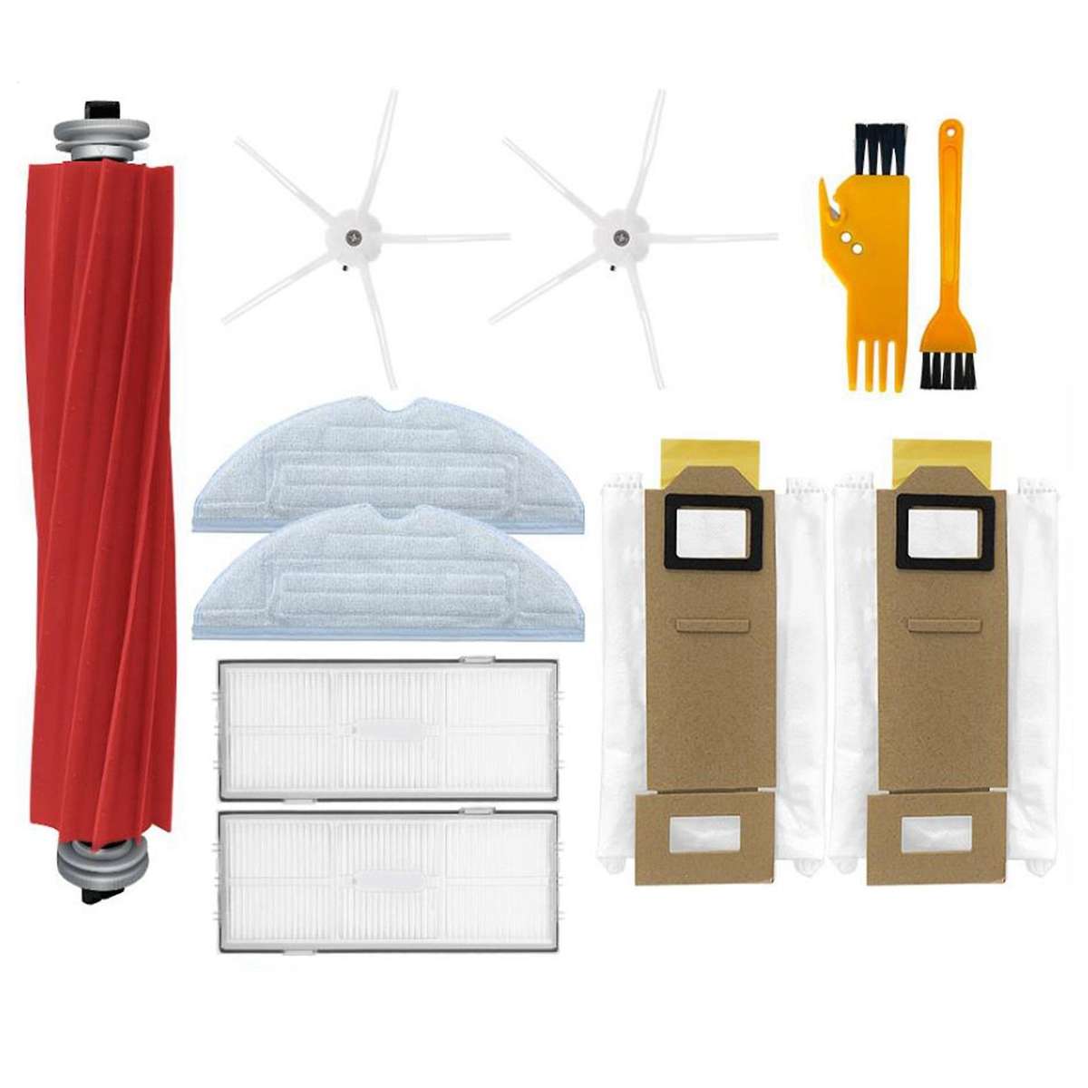 For Xiaomi Roborock S7 Mop Rag Bag Hepa Filter Side Roller Brush
