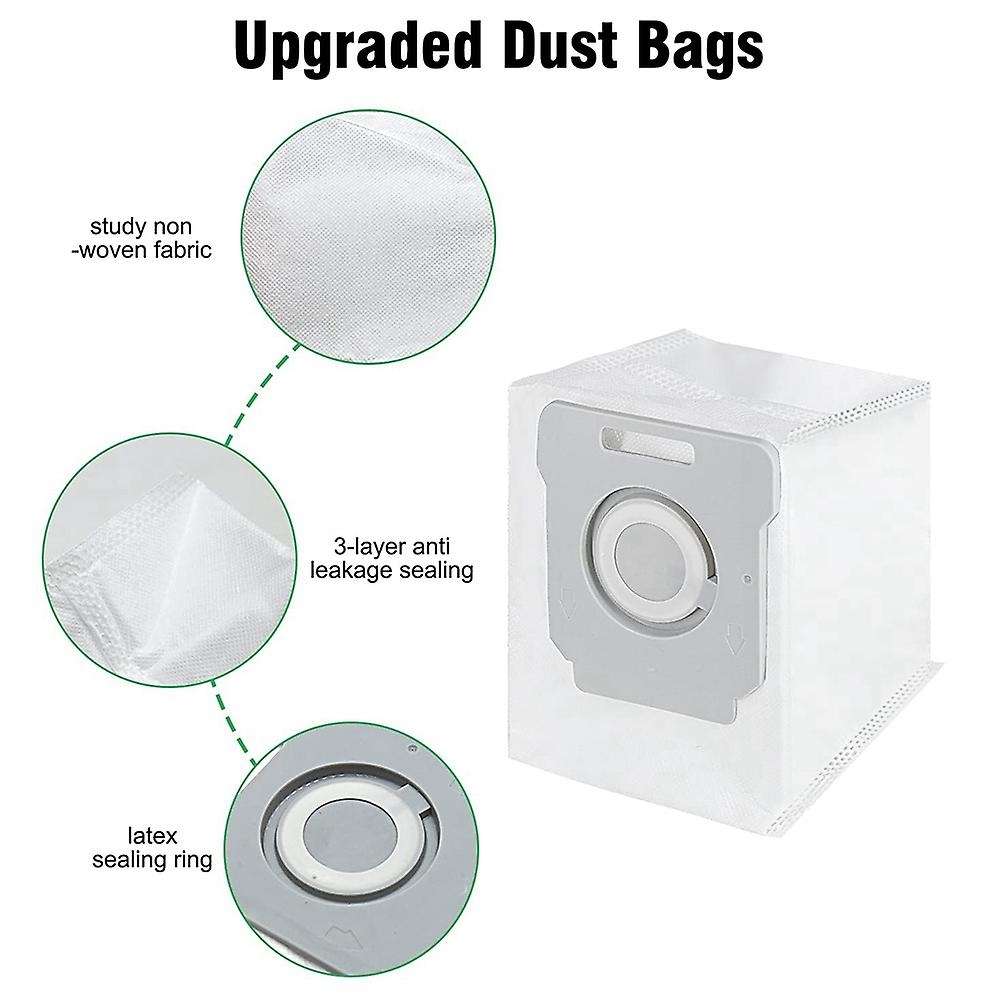 10pcs Dust Bag for Irobot Roomba I7(7150) I3+(3550) I6+ (6550) I8+