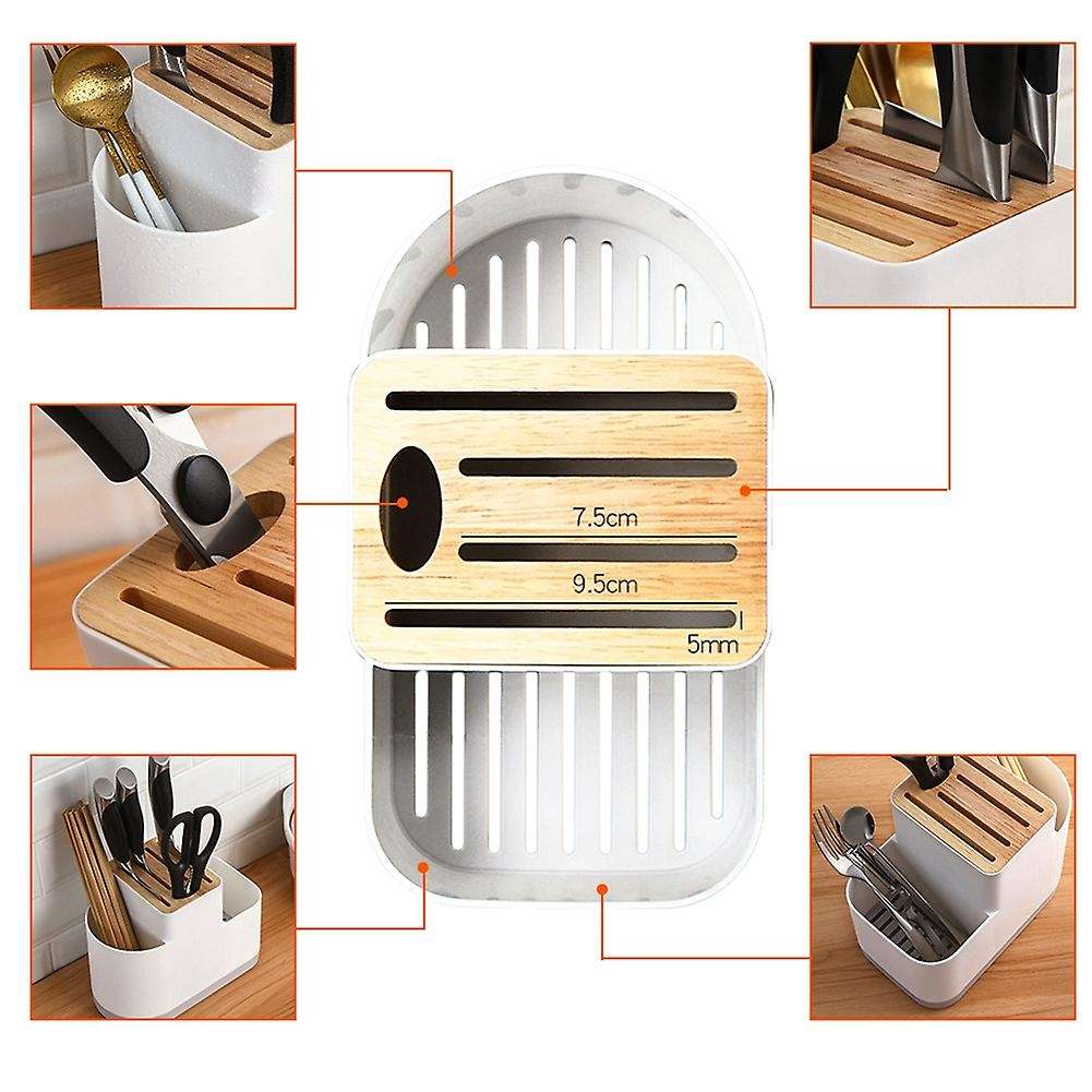 Multifunction Cutlery Drainer and Organizer Knife Holder Kitchen