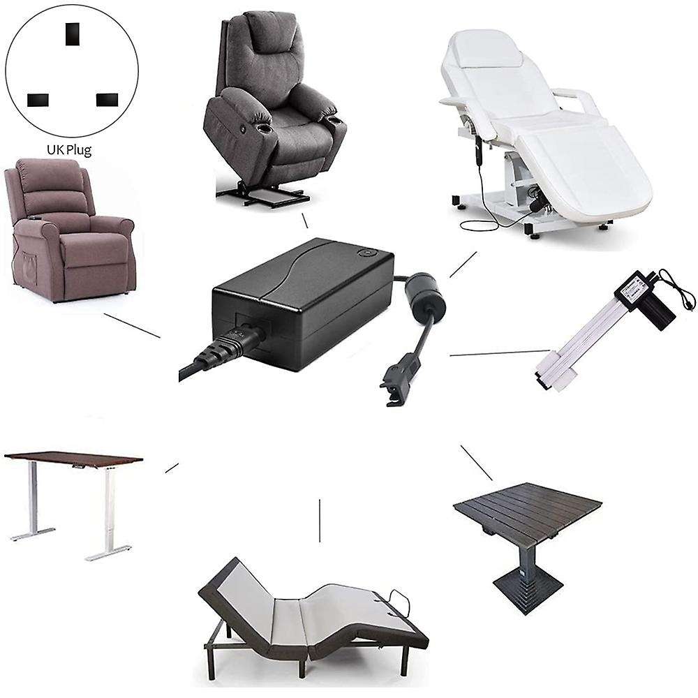 Ac220v Power Adapter for Chair Lift Power Supply Recliner Uk Plug