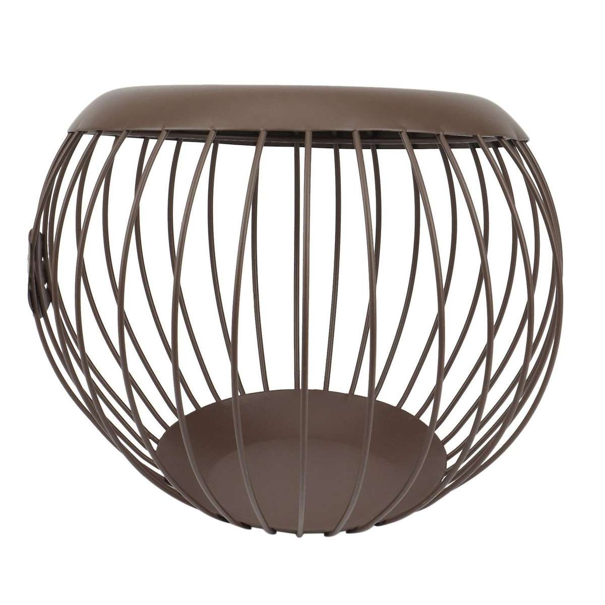 Shaped Melon and Fruit Basket Iron Coffee Capsule Storage Rack Basket