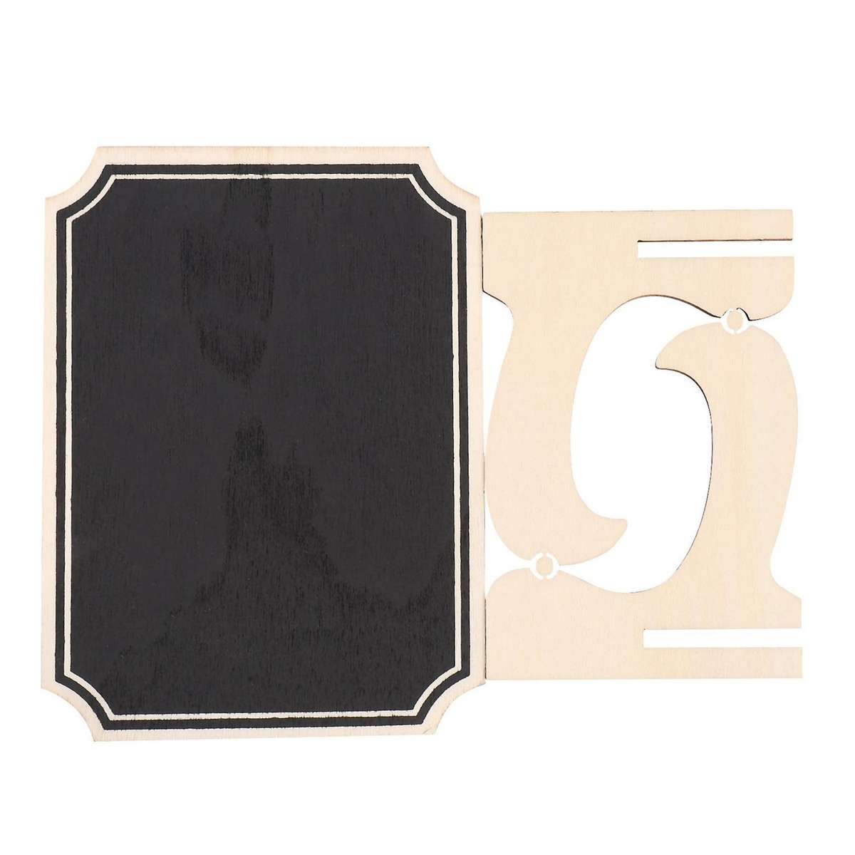 20 Pack Mini Chalkboards with Easels Stand,little Wood Blackboard