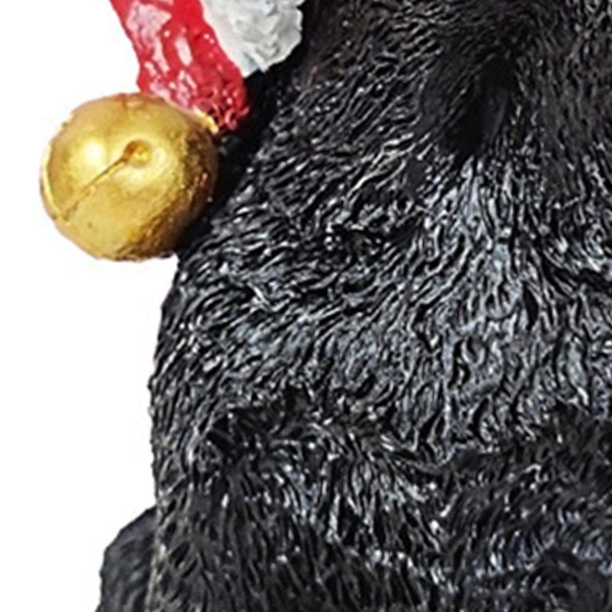 Resin Crafts with Christmas Ball Hat Dog Ornaments B