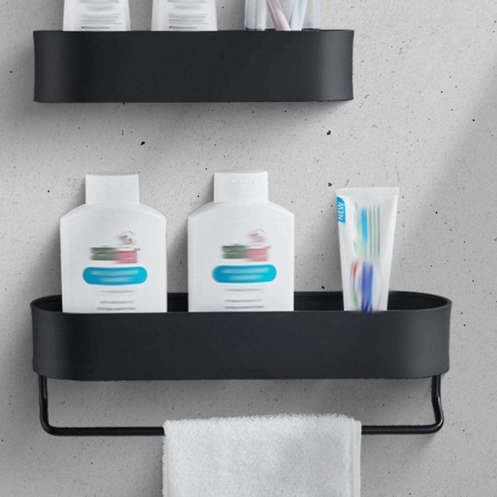 Bathroom Shelf Rack Wall Mounted Shelves Bath Towel Holder Shower -b