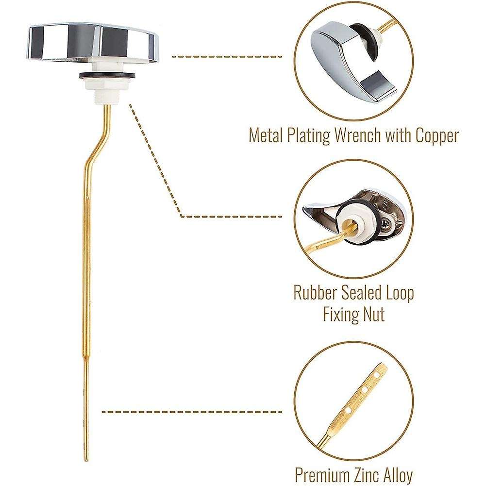 Toilet Tank Flush Lever Replacement for Toto Thu068cp Trip Lever