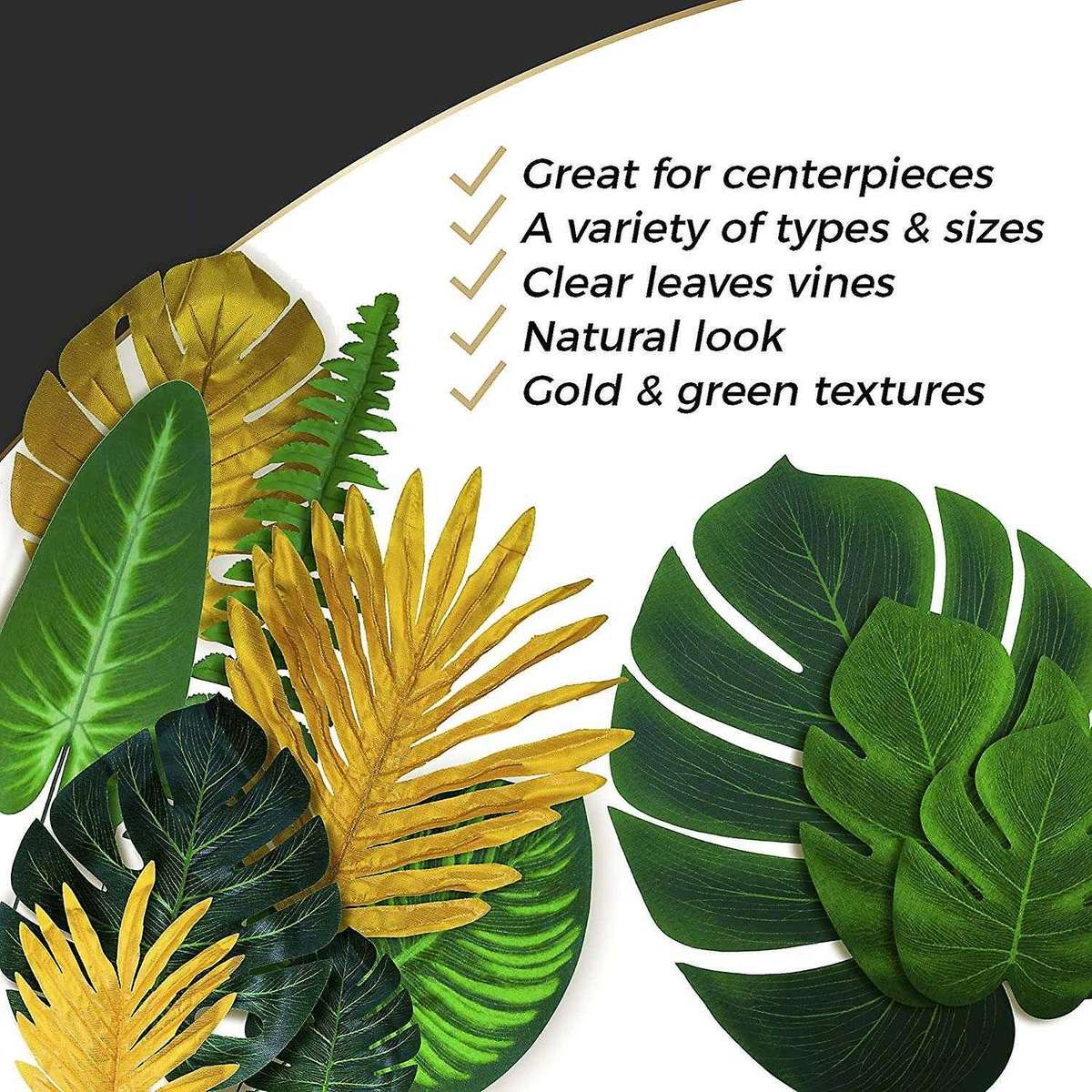 Palm Leaves for Tropical Party Decorations