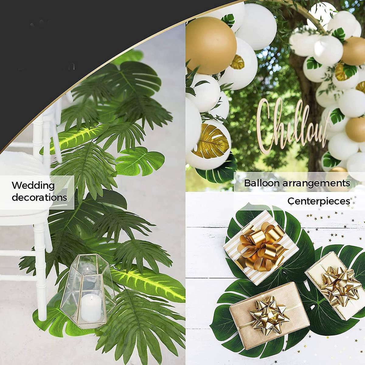 Palm Leaves for Tropical Party Decorations