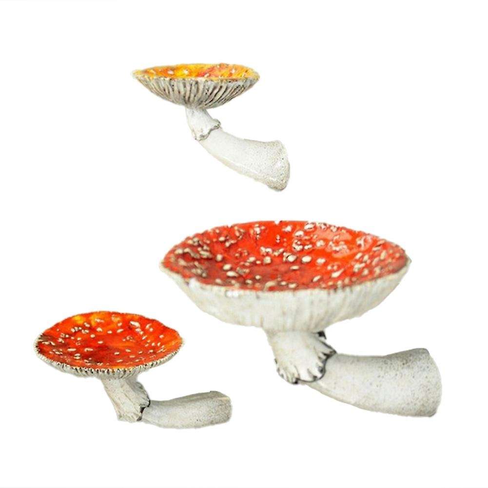 3pcs Mushroom Hanging Shelf for Bedroom, Living Room, Bathroom