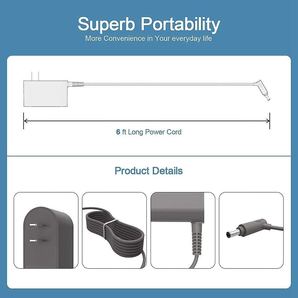 Ac Charger for Dyson V6 V8 V7 Dc58 Dc59 Dc61 Vacuum Cleaner Us Plug