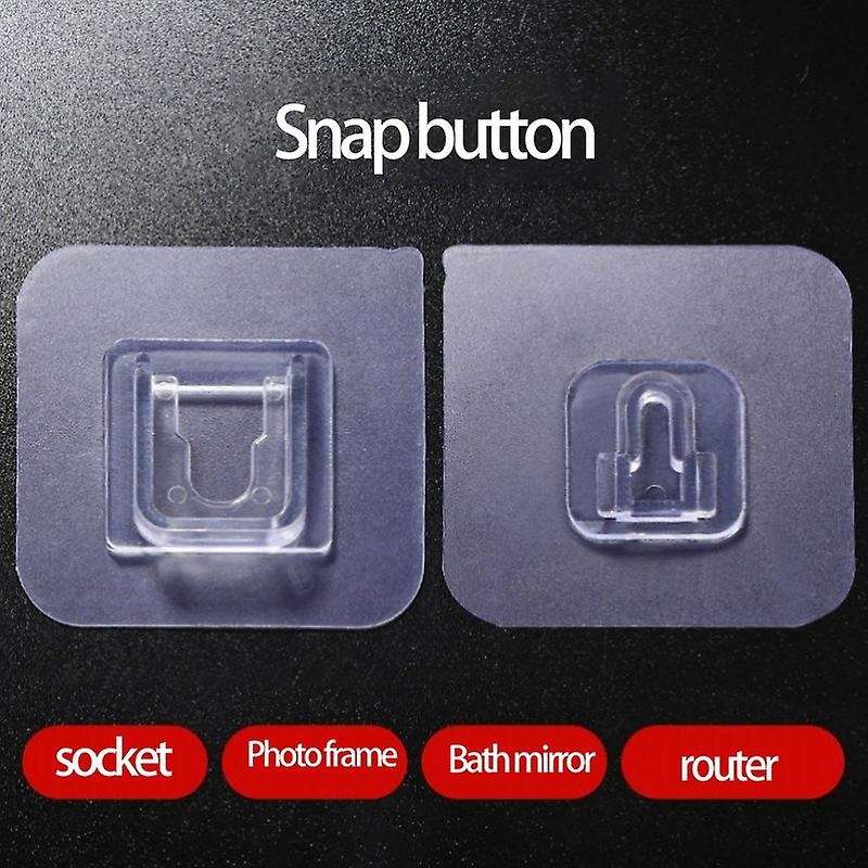 Multi-purpose Hooks 50 Pairs Double-sided Adhesive Wall Hooks