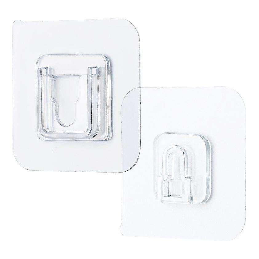 Multi-purpose Hooks 50 Pairs Double-sided Adhesive Wall Hooks