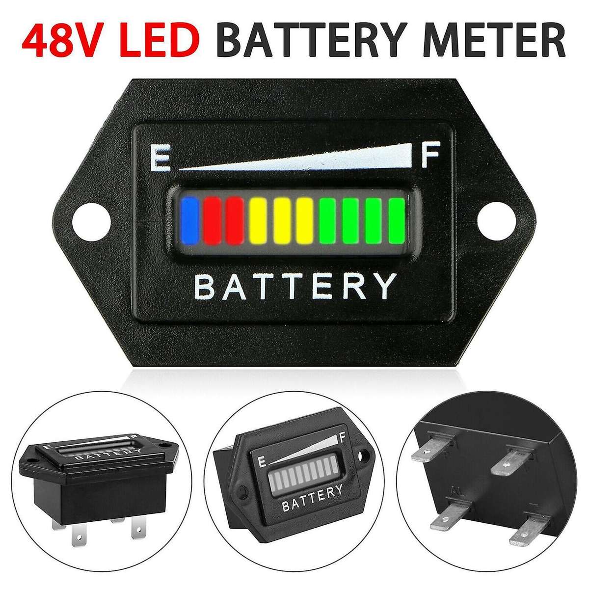 48v Volt Battery Indicator Meter Gauge for Ezgo Club Yamaha Golf Cart