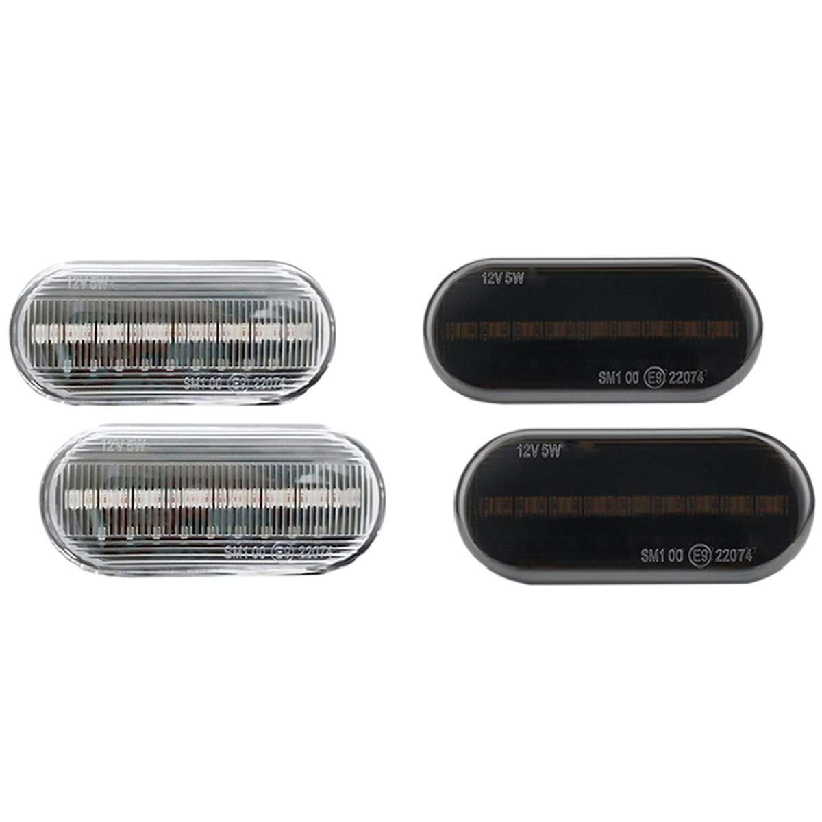 2pcs Lights for Seat Ibiza Leon Skoda Octavia Ford Focus Mk2(white)