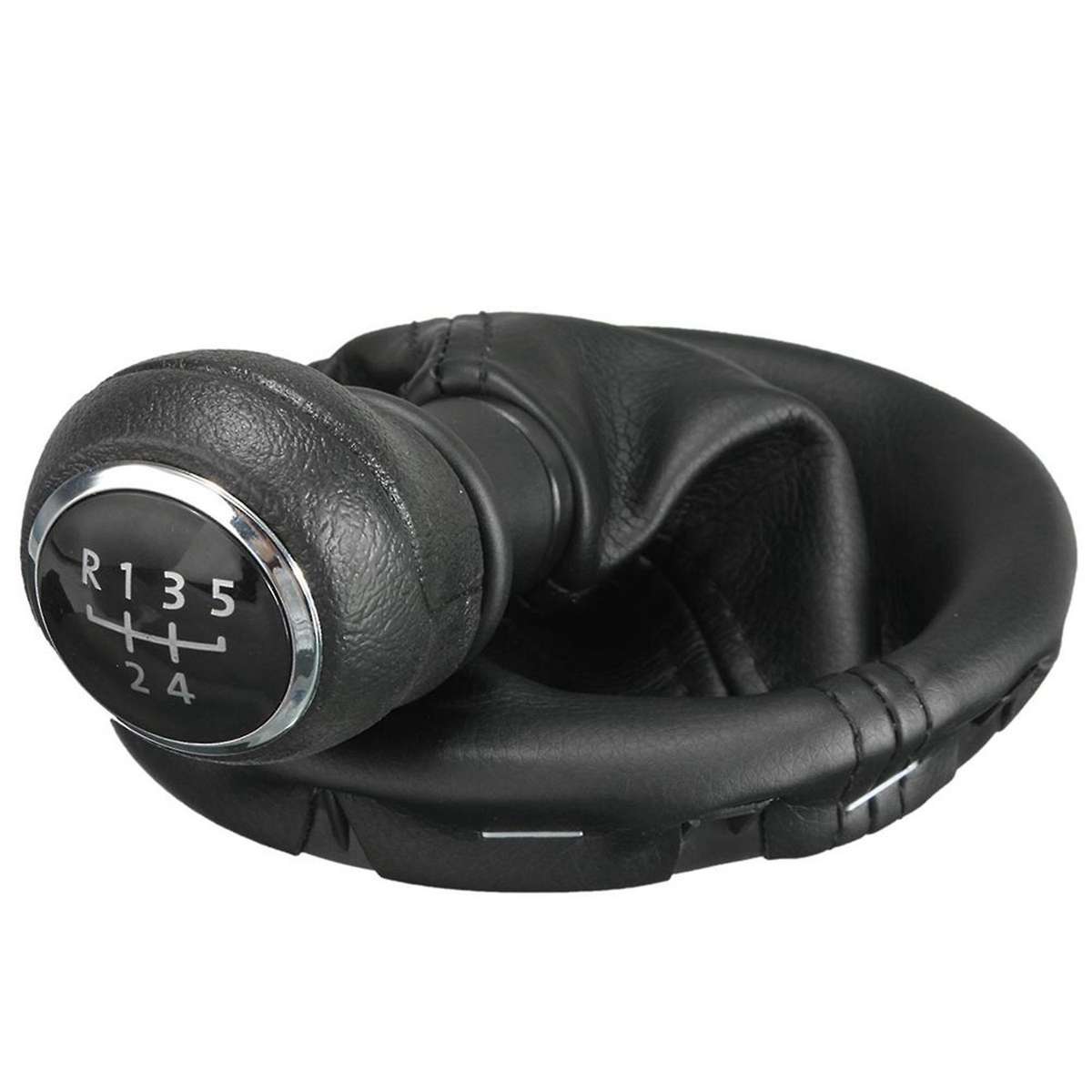 2x Rubber Gear Shift Knob Gator for Transporter T5 T5.1 Black