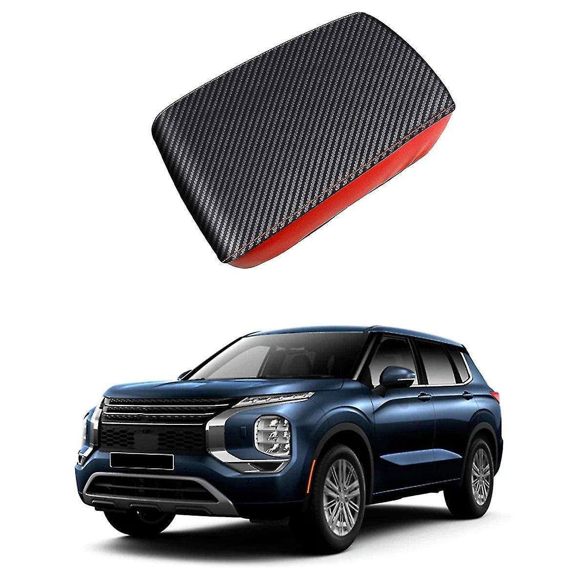 Central Control Armrest Pad Protection Cover Red