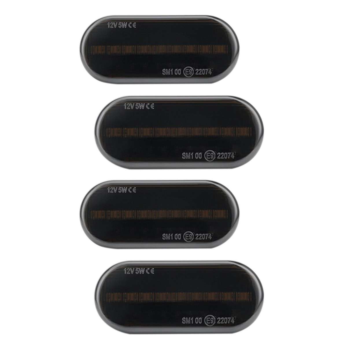 2pcs Lights for Seat Ibiza Leon Skoda Octavia Ford Focus Mk2(black)