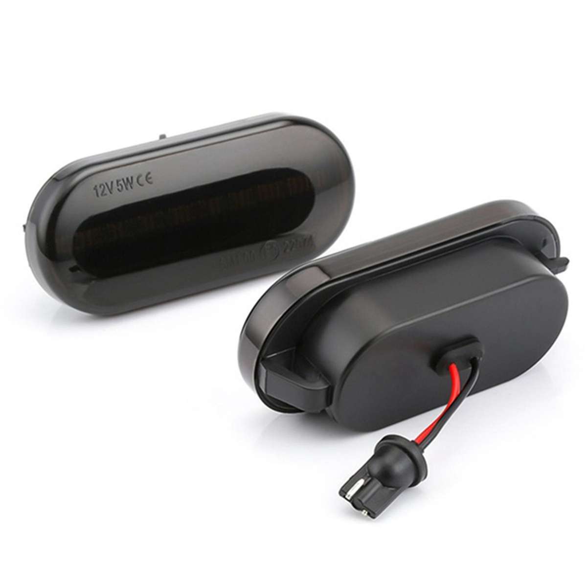 2pcs Lights for Seat Ibiza Leon Skoda Octavia Ford Focus Mk2(black)