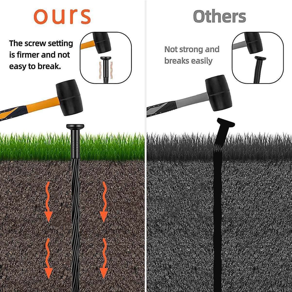 60 Count Landscape Edging Anchoring Stakes 8-inch for Paver Edging