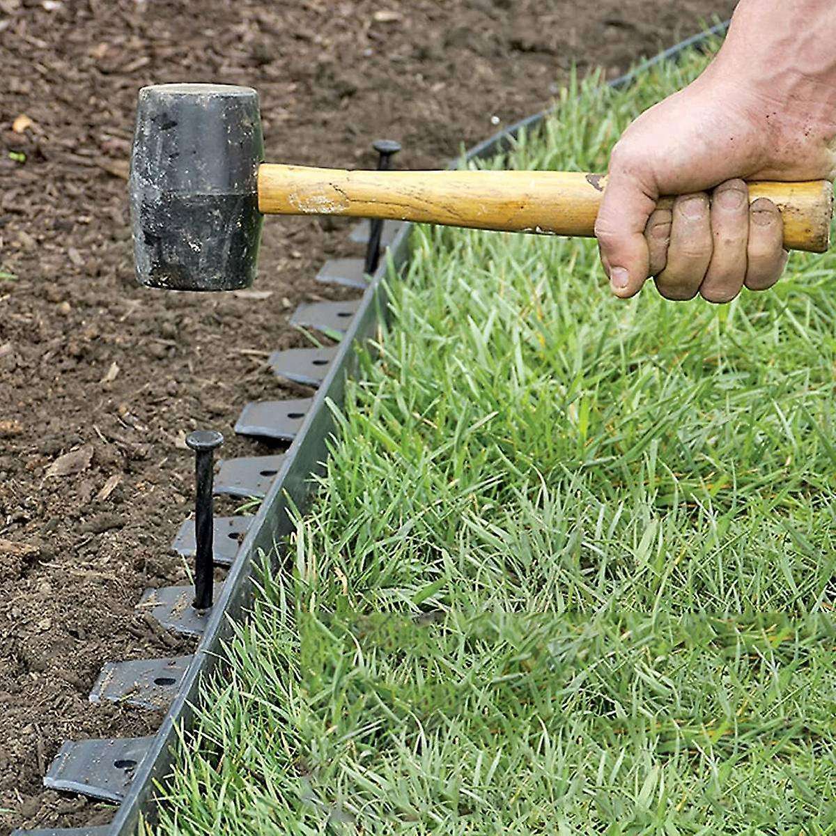 60 Count Landscape Edging Anchoring Stakes 8-inch for Paver Edging