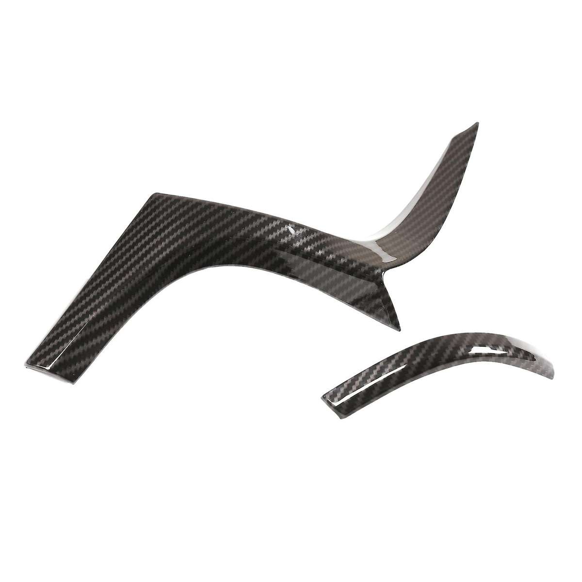 For Toyota Hilux 15-21 Side Air Conditioner Vent Trim Carbon Fiber