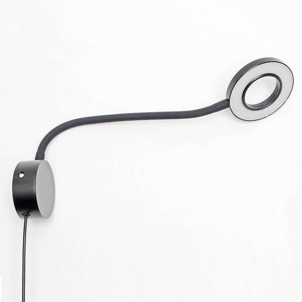Led Desk Lamp 5w Tri-dimming Usb Switch Table Lamp Clip Light Black