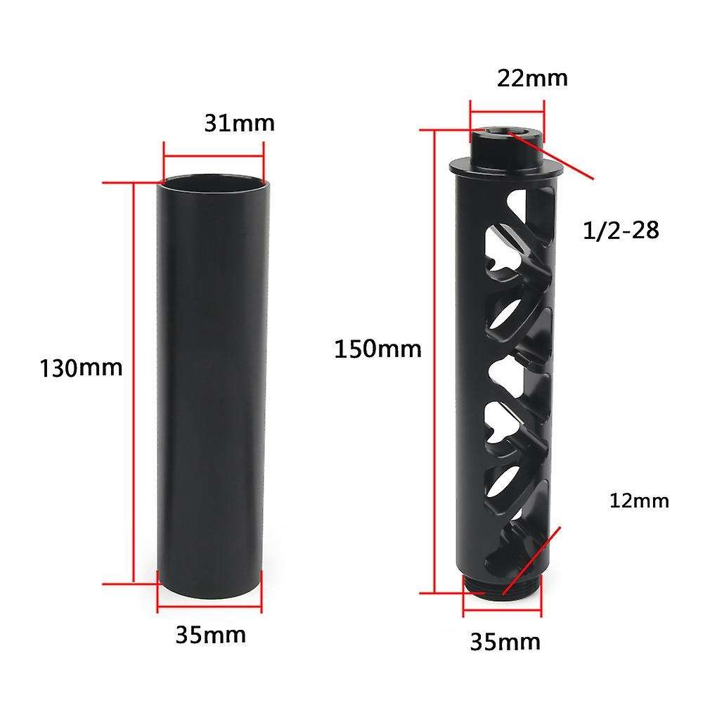 6 Inch Spiral 1/2-28 Single Core Fuel Filter for Napa 4003 Black