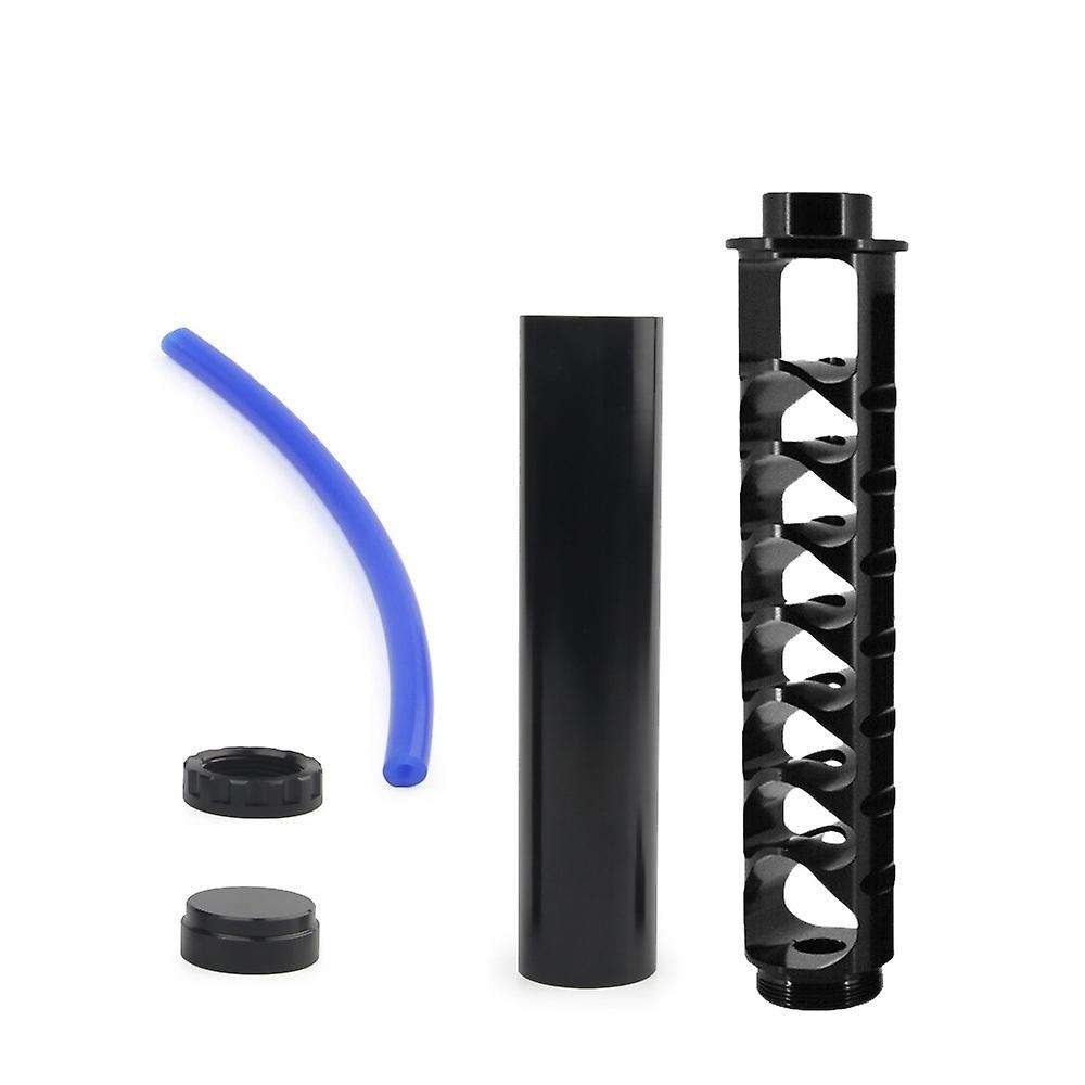 6 Inch Spiral 1/2-28 Single Core Fuel Filter for Napa 4003 Black