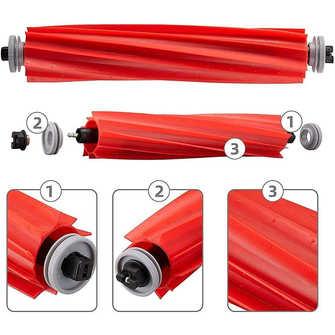 12 Pcs Accessories Kit for Xiaomi Roborock Q5/ Q5+ Vacuum Cleaner