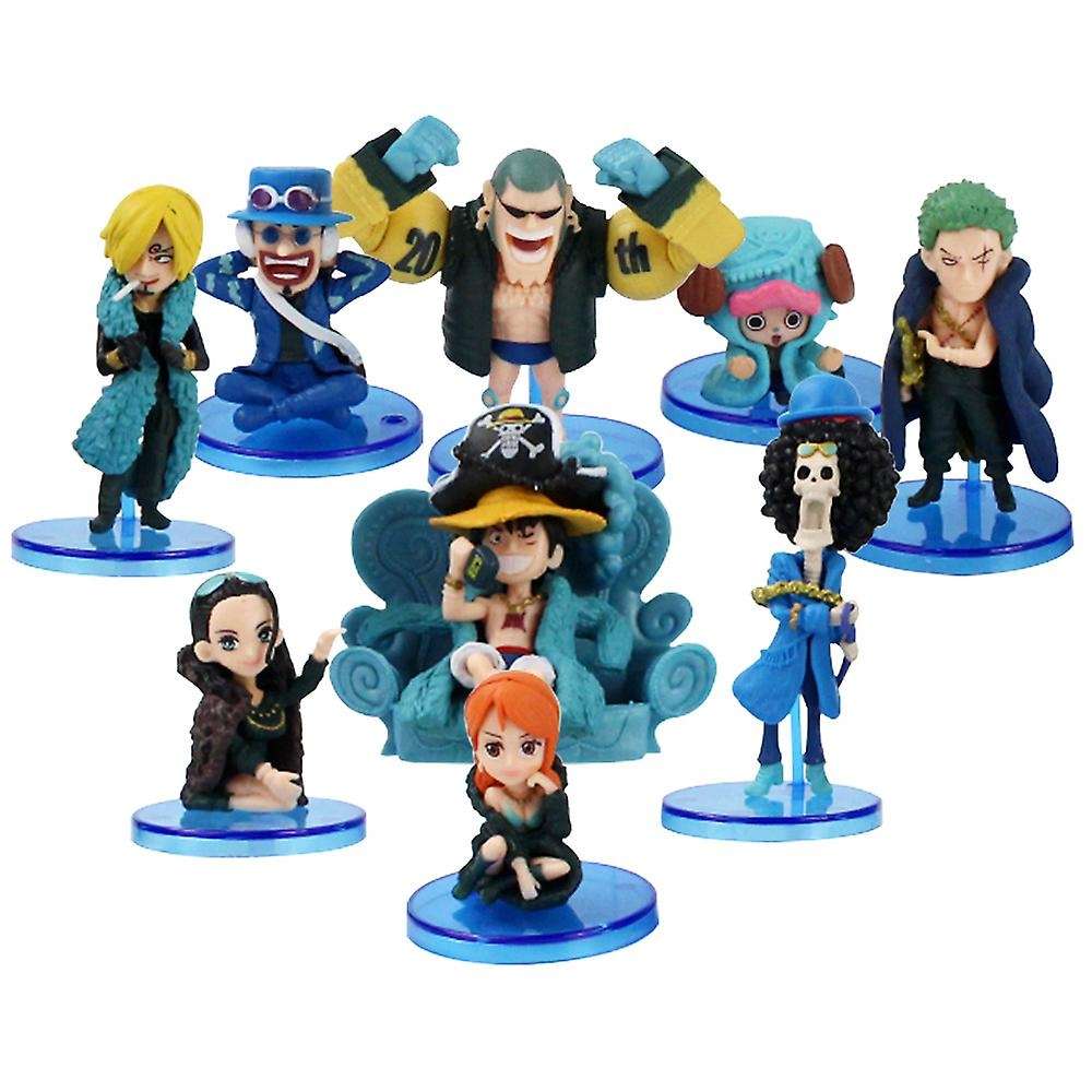 9piece Figure Anime 20th Anniversary Ver, Action Figure Pvc Model Toy