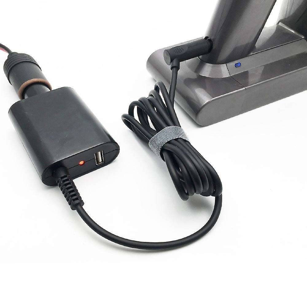 26.1v Car Charger Power Adapter for Dyson V6 V7 1.8m Car Charger