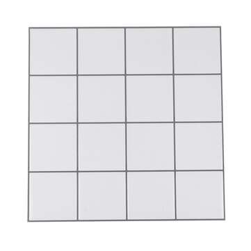 3D Tile Stickers Kitchen Bathroom Self-adhesive Wall Cover Decal Sticker 12``x12``