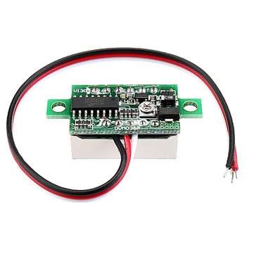 3pcs 0.36 Inch DC0V-32V Green LED Digital Display Voltage Meter Voltmeter Reverse Connection Protect
