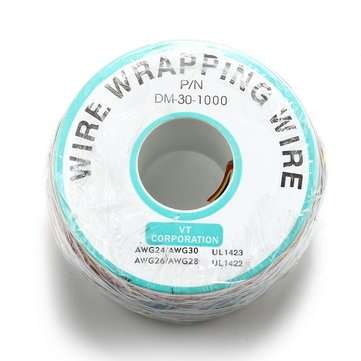 3pcs 0.55mm 8 Color Circuit Board Single-Core Tinned Copper Jumper Cable Dupont Wire