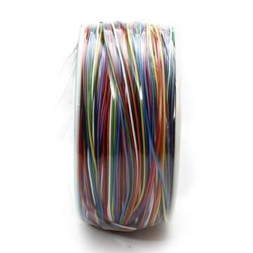 3pcs 0.55mm 8 Color Circuit Board Single-Core Tinned Copper Jumper Cable Dupont Wire