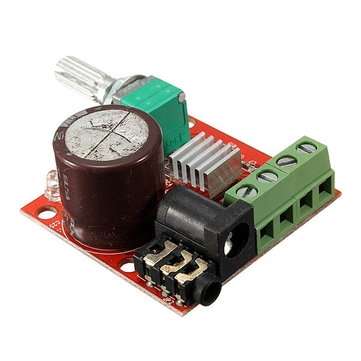 3Pcs 12V Mini Hi-Fi PAM8610 2X10W Audio Stereo Amplifier Board Dual Channel