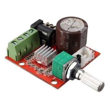 3Pcs 12V Mini Hi-Fi PAM8610 2X10W Audio Stereo Amplifier Board Dual Channel