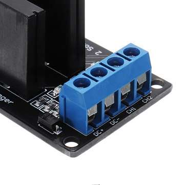 3pcs 2 Channel 12V Relay Module Solid State High Level Trigger 240V2A Geekcreit for Arduino - produc
