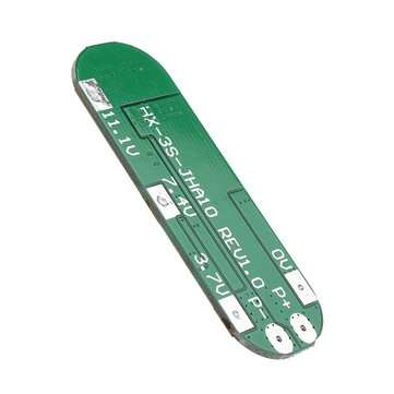 3pcs 3S 10A 12.6V Li-ion 18650 Charger PCB BMS Lithium Battery Protection Board with Overcurrent Pro