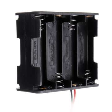 3pcs 4 Slots NO.5 Battery Holder Plastic Case Storage Box for 4*NO.5 Battery