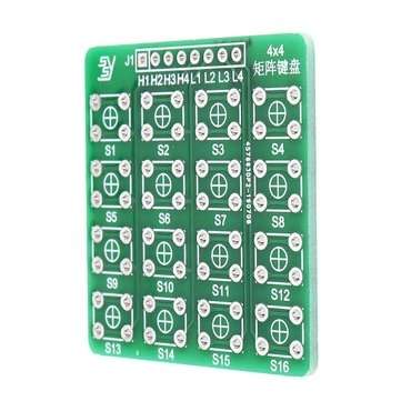 3Pcs 4X4 Matrix Keyboard Tact Touch Switch MCU Learning Board Development Board External Expansion K