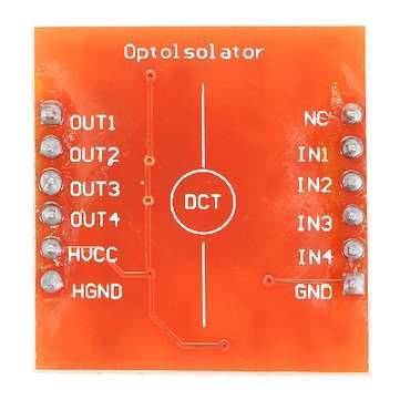 3Pcs A87 4 Channel Optocoupler Isolation Module High And Low Level Expansion Board  for Ard