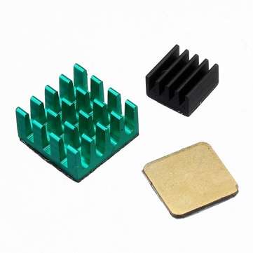3Pcs Aluminum Heat Sink Kit With Coppor For Raspberry Pi 2 Model B