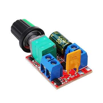 3Pcs DC 3V To DC 35V 5A 90W Mini DC Motor PWM Speed Controller Module Speed Regulator Adjustable Lig
