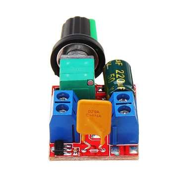 3Pcs DC 3V To DC 35V 5A 90W Mini DC Motor PWM Speed Controller Module Speed Regulator Adjustable Lig