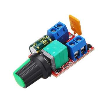 3Pcs DC 3V To DC 35V 5A 90W Mini DC Motor PWM Speed Controller Module Speed Regulator Adjustable Lig