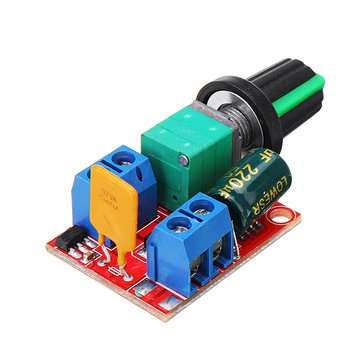3Pcs DC 3V To DC 35V 5A 90W Mini DC Motor PWM Speed Controller Module Speed Regulator Adjustable Lig