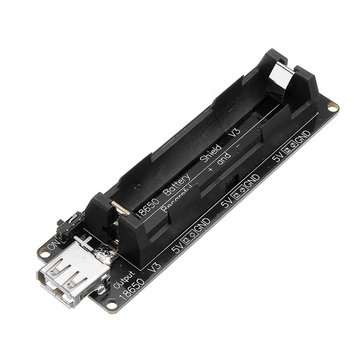 3Pcs ESP32 ESP32S 18650 Battery Charge Shield V3 Micro USB Type-A USB 0.5A Test Charging Protection