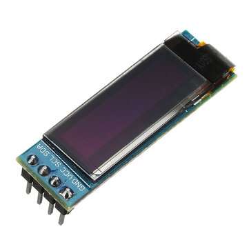 3Pcs  0.91 Inch 128x32 IIC I2C Blue OLED LCD Display DIY Module SSD1306 Driver IC DC 3.3V 5